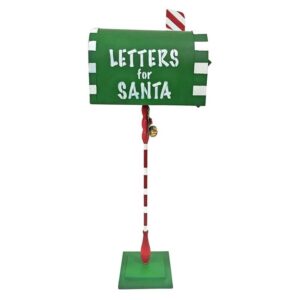 Design Toscano FU16851 14 Inch Letters for Santa Metal Mailbox Statue