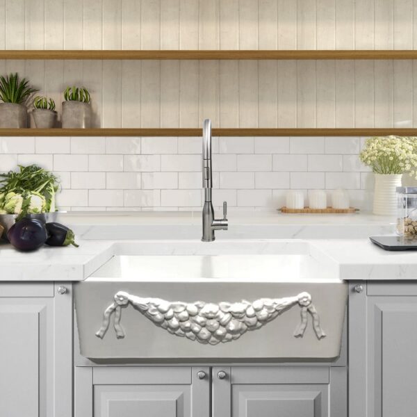 Nantucket Sinks Garland-30W Cape 30.25 Inch Italian Farmhouse Fireclay Sink