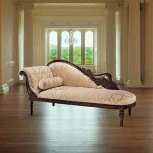 Design Toscano GR305L 73 Inch Swan Fainting Couch Left Version