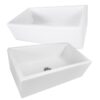 Nantucket Sinks Harwich-33 Cape 33 Inch Italian Farmhouse Fireclay Sink