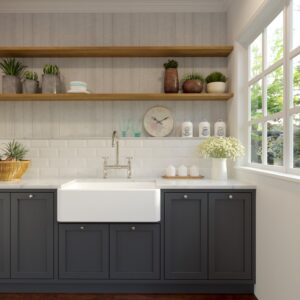 Nantucket Sinks Harwich-33 Cape 33 Inch Italian Farmhouse Fireclay Sink