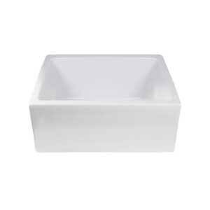 Nantucket Sinks Hyannis-24 Fireclay Farmhouse 24 Inch Apron Sink