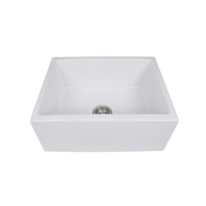 Nantucket Sinks Hyannis-24 Fireclay Farmhouse 24 Inch Apron Sink