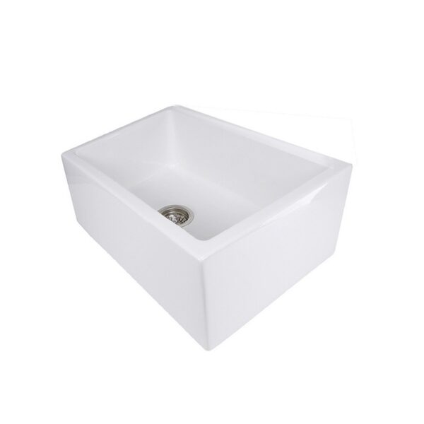 Nantucket Sinks Hyannis-24 Fireclay Farmhouse 24 Inch Apron Sink