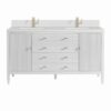 James Martin JM 485-V60D Myrrin 60 Inch Free-Standing Double Sink Bathroom Vanity with 3 CM Top