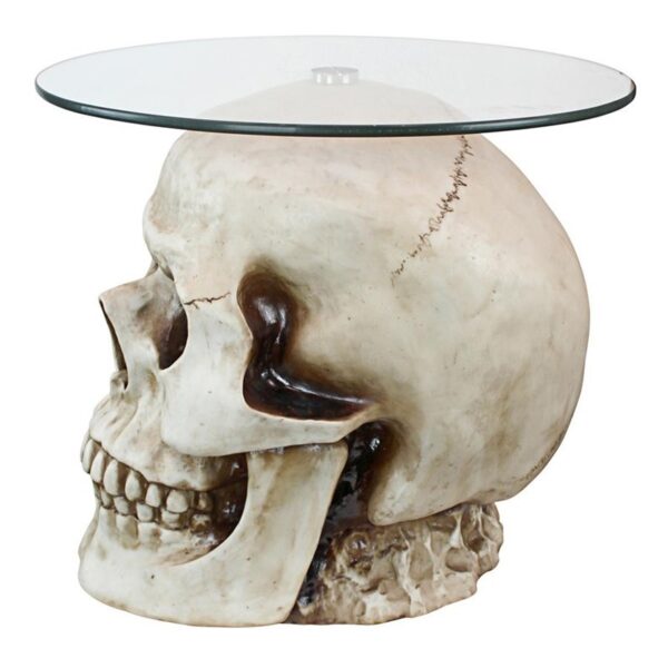 Design Toscano JQ103776 21 Inch Bone Skull Table