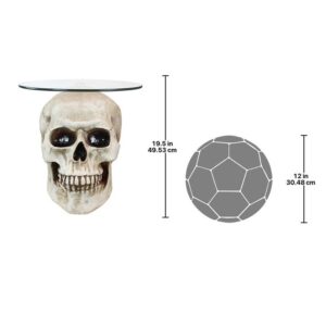 Design Toscano JQ103776 21 Inch Bone Skull Table