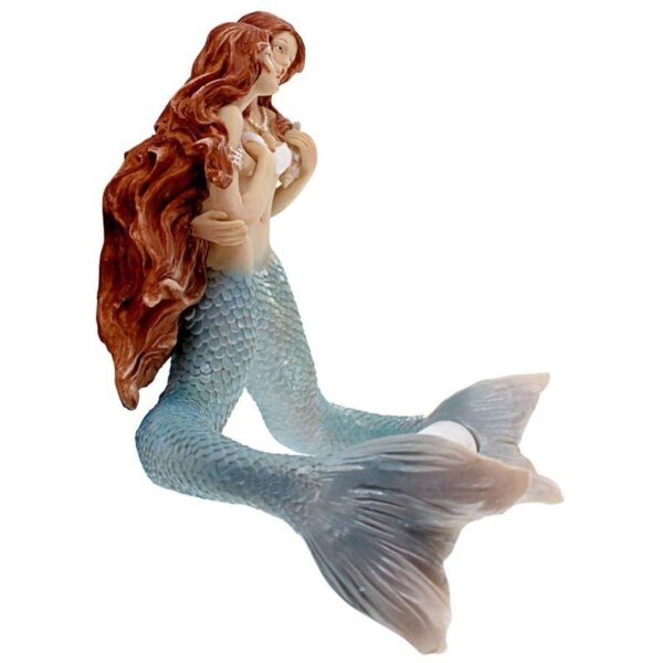 Design Toscano JQ10731 8 Inch Mermaid Toilet Paper Holder