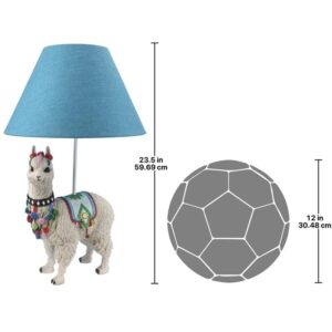 Design Toscano JQ12103 14 1/2 Inch Andes Alpaca of Rainbow Mountain Lamp