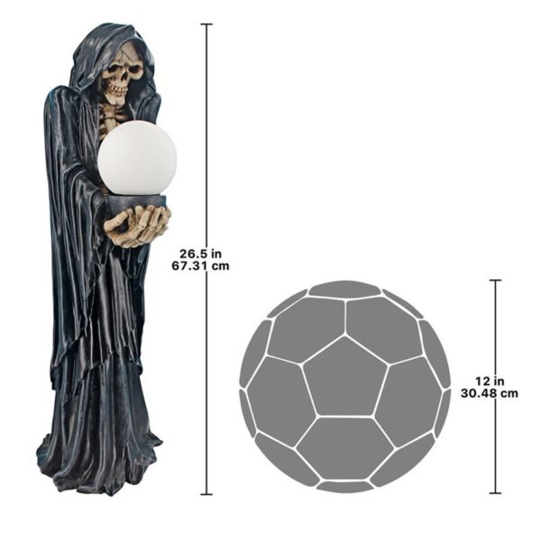 Design Toscano JQ6597 8 1/2 Inch Grim Reaper Illuminated Statue