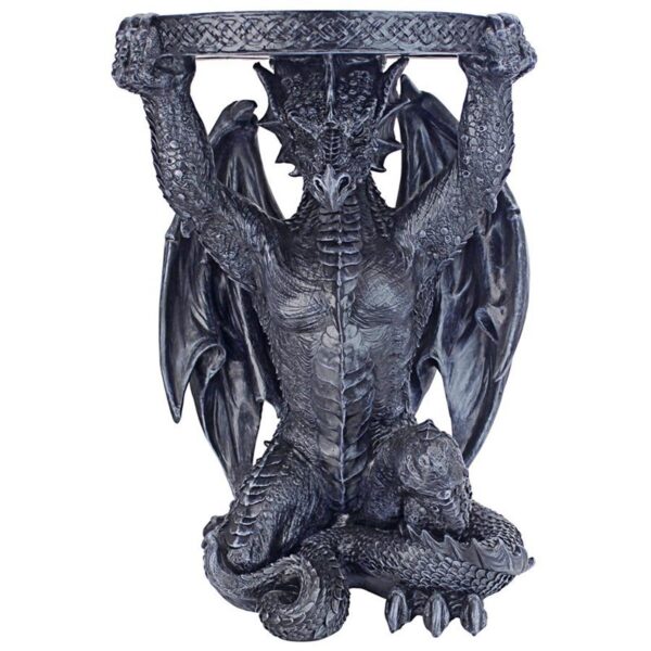 Design Toscano JQ8568 14 1/2 Inch Gothic Dragon of Netherly Boggs Table