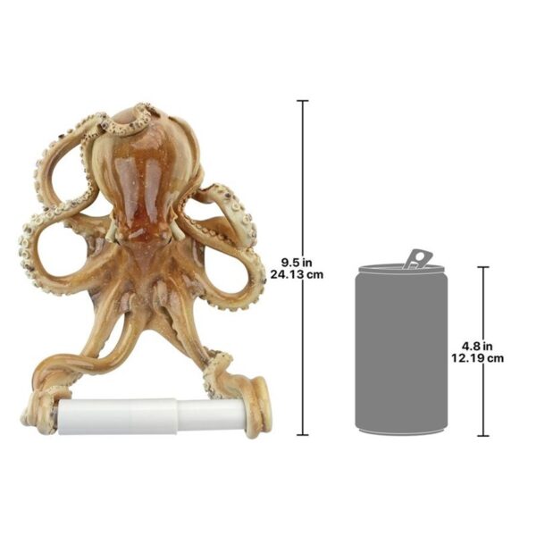 Design Toscano JQ8834 8 Inch Toilet Tentacles Toilet Paper Holder