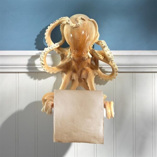 Design Toscano JQ8834 8 Inch Toilet Tentacles Toilet Paper Holder