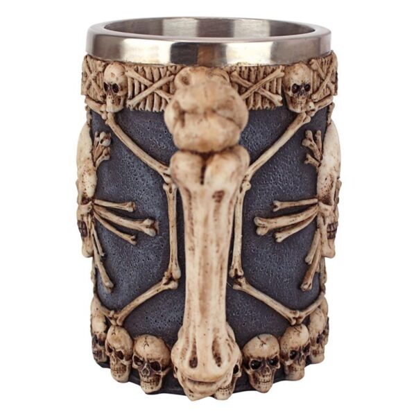 Design Toscano JQ8967 5 1/2 Inch Skullduggery Tankard Mug