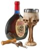 Design Toscano JQ9149 3 Inch Gothic Scare Skull Goblet