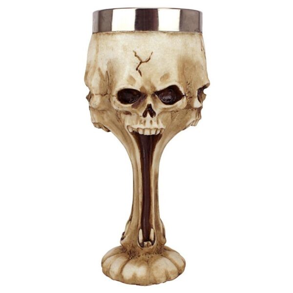 Design Toscano JQ9149 3 Inch Gothic Scare Skull Goblet