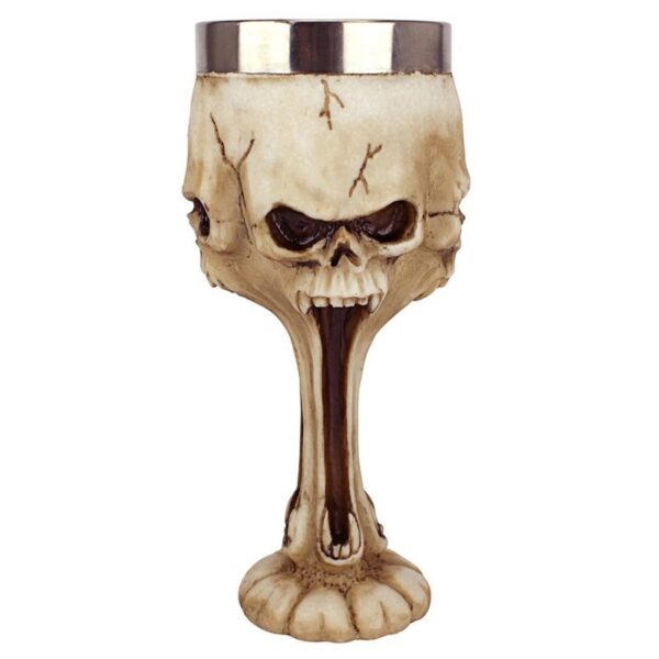 Design Toscano JQ9149 3 Inch Gothic Scare Skull Goblet