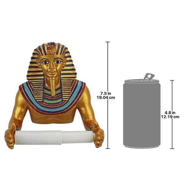 Design Toscano JQ9686 7 Inch King Tut Toilet Paper Holder