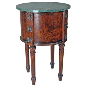 Design Toscano JU5631 18 Inch Beaufort Drum Occasional Table