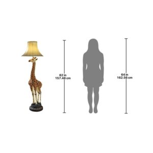 Design Toscano KY07926 20 1/2 Inch Heads Above Giraffe Floor Lamp