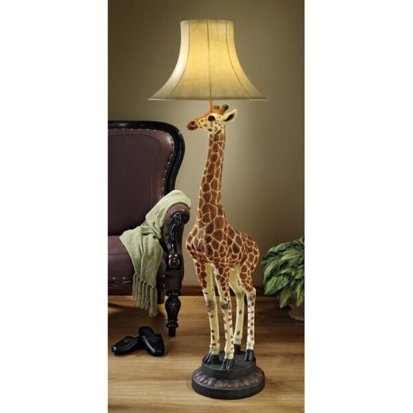 Design Toscano KY07926 20 1/2 Inch Heads Above Giraffe Floor Lamp