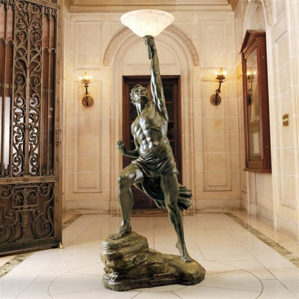 Design Toscano KY07954 30 Inch Prometheus Lamp