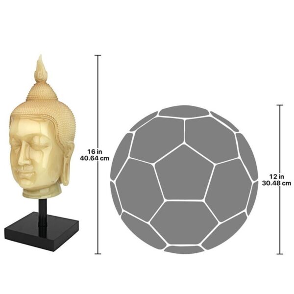 Design Toscano KY250027 5 1/2 Inch Gandara Enlightened Buddha Lamp