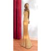 Design Toscano KY30145 16 Inch Woman Dress Floor Lamp - Gold