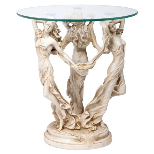 Design Toscano KY4621 18 Inch The Three Muses of Ancient Greece Table