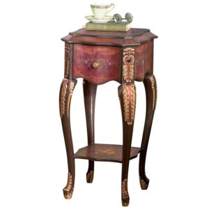 Design Toscano KY50001 15 Inch Floral Bouquet Side Table