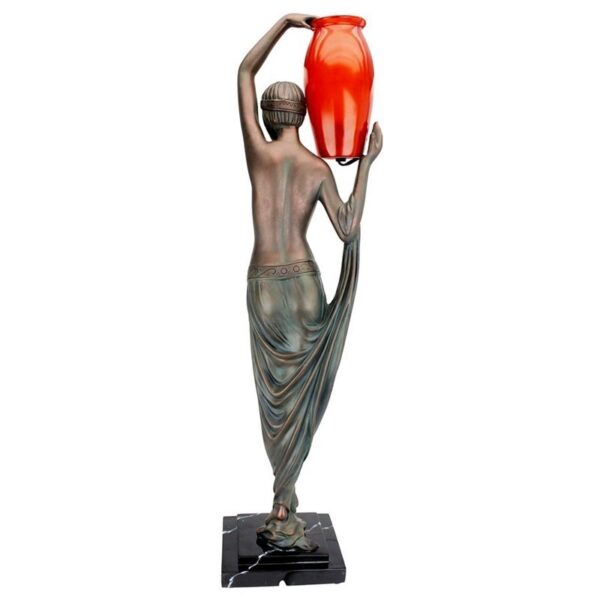 Design Toscano KY58026 9 Inch Art Deco Goddess of Light Table Lamp