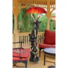 Design Toscano KY79362 21 Inch Setting Sun Black Bear Floor Lamp