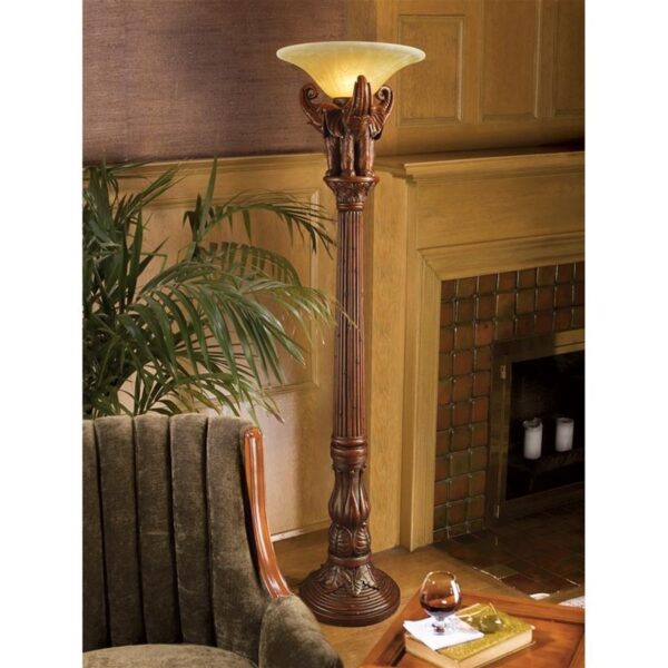 Design Toscano KY7940 19 1/2 Inch Lord Earl Houghtons Elephant Floor Lamp