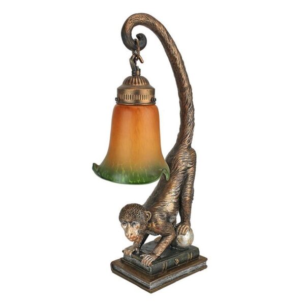 Design Toscano KY7955 4 1/2 Inch Monkey Business Table Lamp