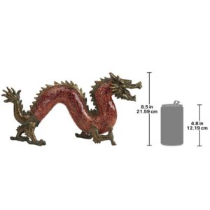 Design Toscano KY79761 16 1/2 Dragon Dance of Light Mosaic Lamp