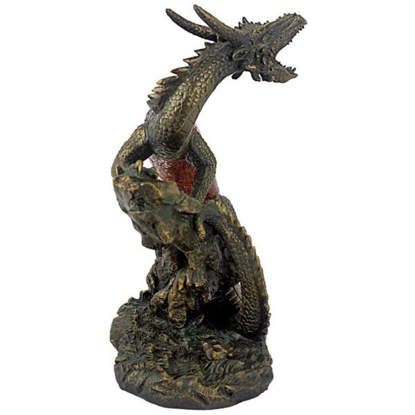 Design Toscano KY7978 13 Inch Viper the Serpent Dragon Lamp