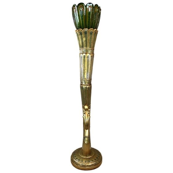 Design Toscano KY8012 Art Deco 19 Inch Peacock Floor Lamp