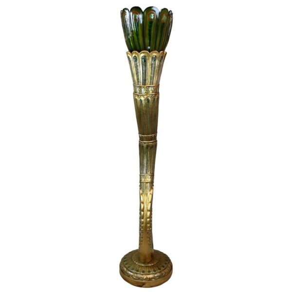 Design Toscano KY8012 Art Deco 19 Inch Peacock Floor Lamp