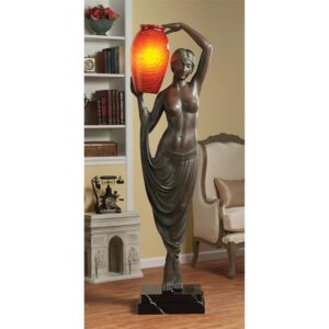 Design Toscano KY8026 Art Deco 20 Inch Goddess of Light Floor Lamp