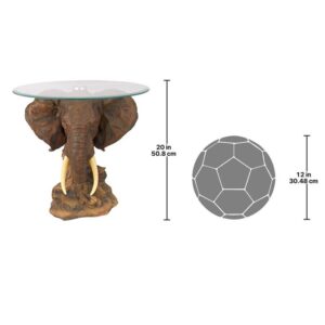 Design Toscano KY86485 18 Inch Lord Houghtons Elephant Table