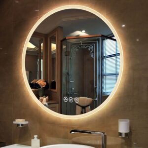 Blossom LED M3 R32 Orion 31 1/2 Inch Round LED Mirror with Frosted Side