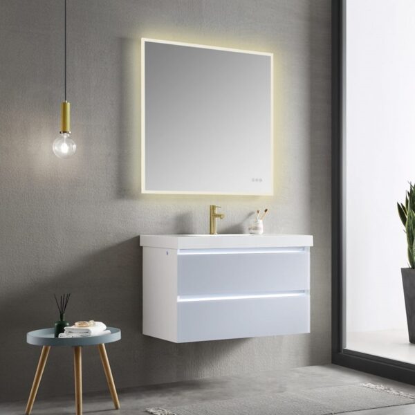 Blossom LED M2 3036 Beta 30 Inch LED Mirror with Frosted Sides