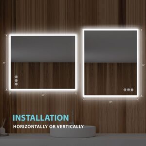 Blossom LED M2 3036 Beta 30 Inch LED Mirror with Frosted Sides