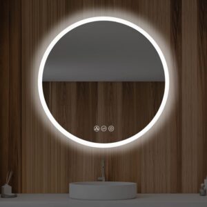 Blossom LED M3 R32 Orion 31 1/2 Inch Round LED Mirror with Frosted Side