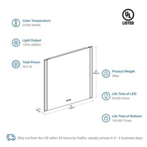 Blossom LED M5 3032 Binary 30 Inch LED Mirror