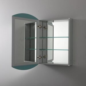 Blossom MC8 2031 20 W x 31 H Inch Aluminum Medicine Cabinet with Mirror