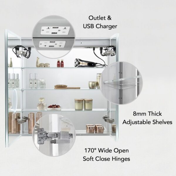 Blossom MCL2 3032 Asta 30 Inch LED Medicine Cabinet