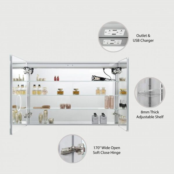 Blossom MCL2 4832 Asta 48 Inch LED Medicine Cabinet