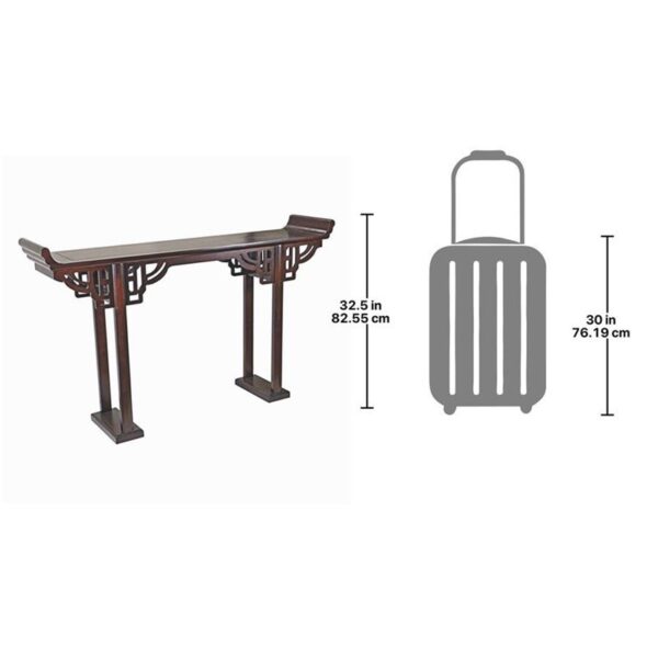 Design Toscano MH10694 54 Inch Forbidden City Asian Console Table