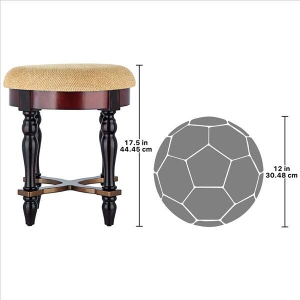 Design Toscano MH247 15 Inch Grand Duchess Boudoir Stool